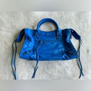 Balenciaga City Bag - Bleu Lazuli